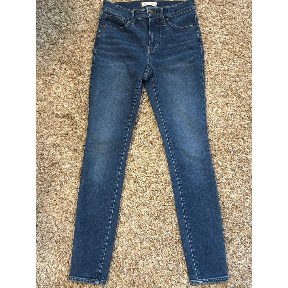Madewell Skinny Jeans 9" Mid Rise Jeans Womens 26 Stretch Casual Denim